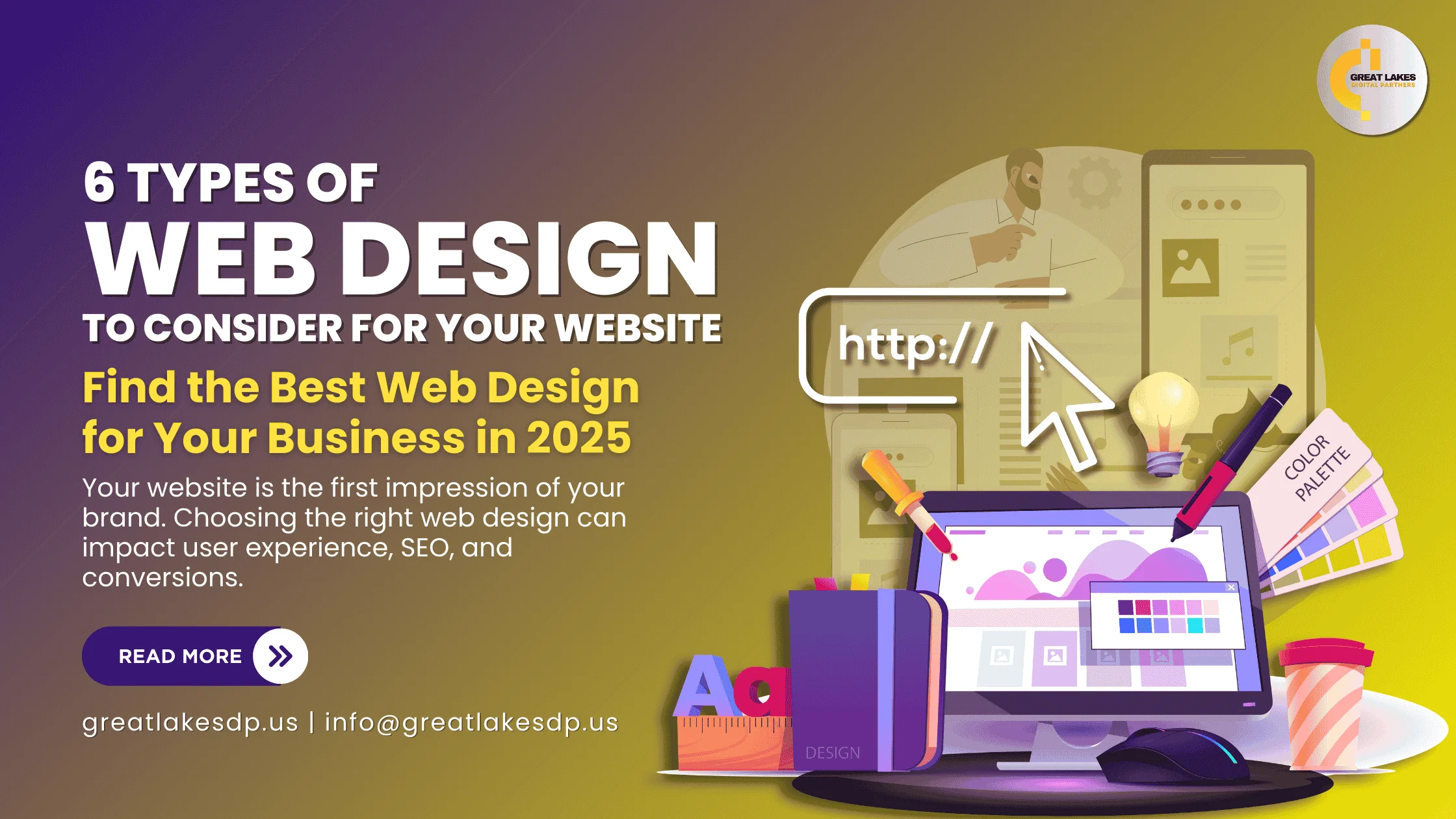 types of web design