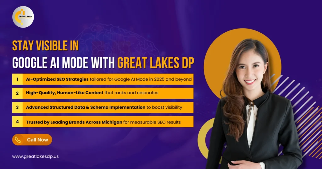 Stay Visible in Google AI Mode with Great Lakes DP
