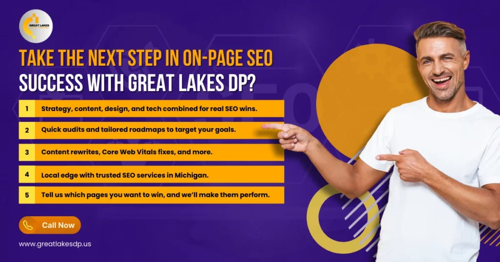 Take The Next Step In On-Page SEO Success with Great Lakes DP