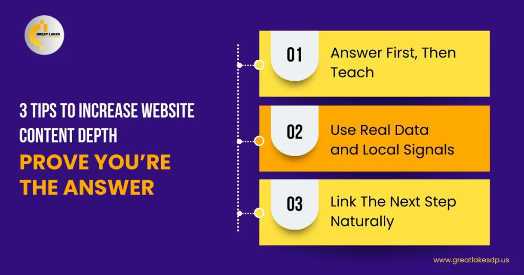 3 Tips to Increase Website Content Depth