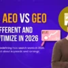 SEO vs AEO vs GEO